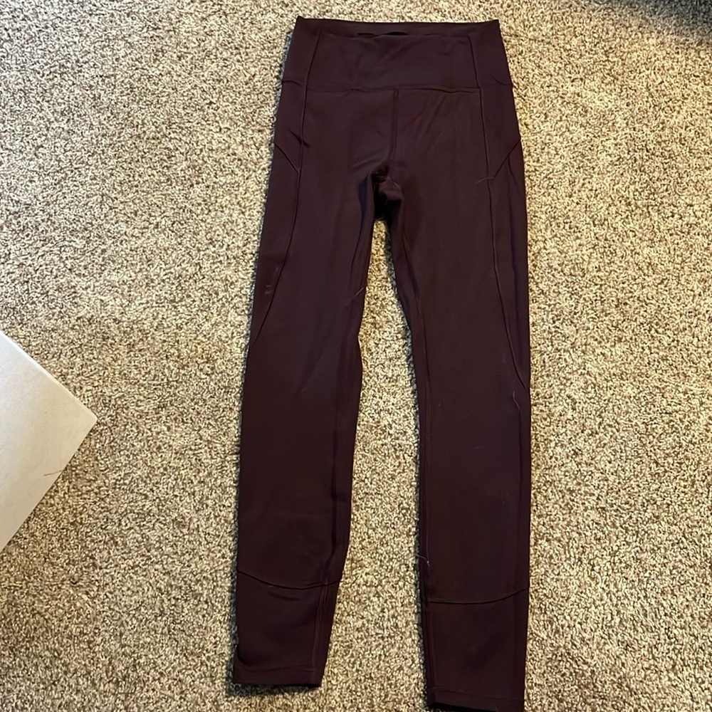 Lululemon Align 4 Maroon